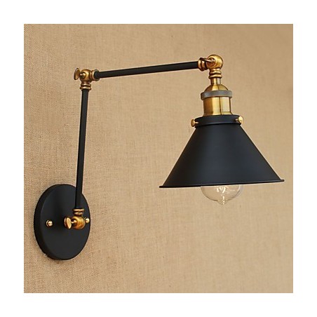 壁取り付け用燭台 真鍮 ヴィンテージ インダストリアル 壁ランプ ライト ホーム照明 屋内装飾 壁取り付け用燭台