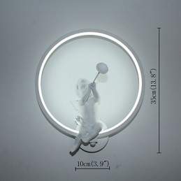 北欧モダンミニマリストウォールランプ寝室装飾ライトアルミ製品ランプ天使廊下ウォールライト