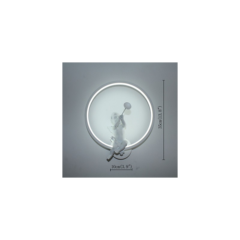 北欧モダンミニマリストウォールランプ寝室装飾ライトアルミ製品ランプ天使廊下ウォールライト