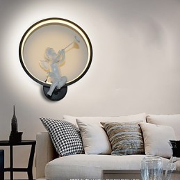 北欧モダンミニマリストウォールランプ寝室装飾ライトアルミ製品ランプ天使廊下ウォールライト