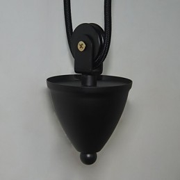 アメリカンカントリースタイルの壁ランプ レトロ クリエイティブ 木製滑車壁ランプ