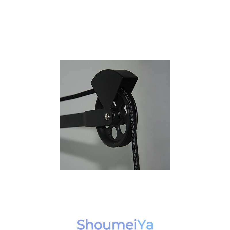 アメリカンカントリースタイルの壁ランプ レトロ クリエイティブ 木製滑車壁ランプ