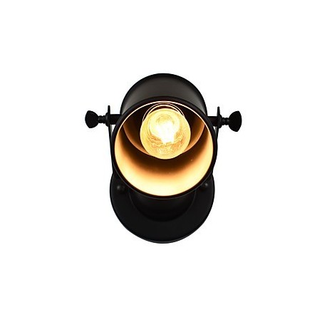 塗装されたスチール製の壁ランプダムブラックアメリカンコーヒーデコレーションレトロ壁ライトライトセーバーランプ