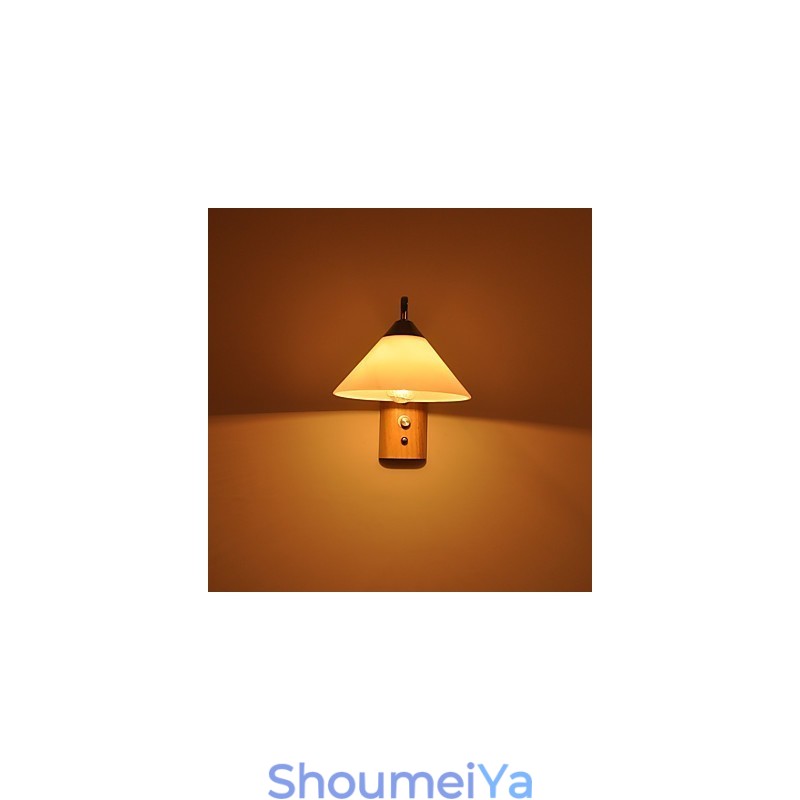シンプルな壁掛けランプ ベッドサイドデスクランプ ガラスシェードと無垢材付き 寝室 ドレッサー リビングルーム ベビールーム 大学寮 コーヒーテーブル 本棚用