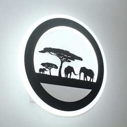 アクリルラウンドベッドルームベッドサイドウォールランプオリジナリティモダン廊下ランプエントランスランプ