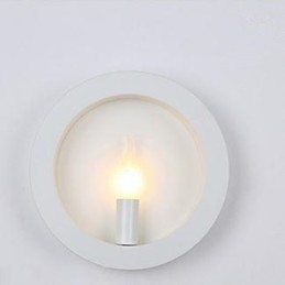 新しいアイアンアートウォールランプ卸売ラウンドリビングルームソファ背景ウォールランプ