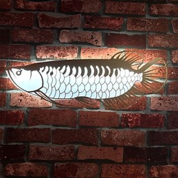 モダンな壁掛けライト 魚の形 シンプルスタイル アクリル照明 リビングルーム 廊下 寝室 ホテルの部屋 装飾照明