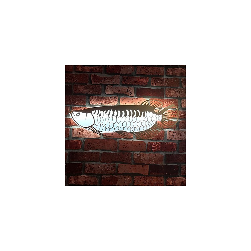 モダンな壁掛けライト 魚の形 シンプルスタイル アクリル照明 リビングルーム 廊下 寝室 ホテルの部屋 装飾照明