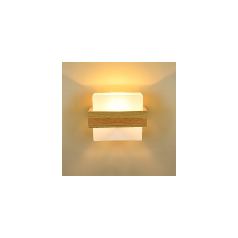 ミニスタイルの目を保護するアンビエントライト燭台、ベッドサイドナイトライト、クリエイティブバルコニーウォールランプの斬新なカントリー機能