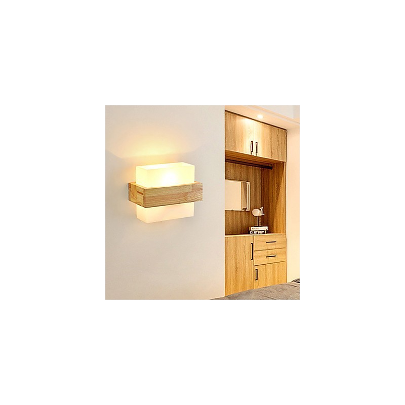 ミニスタイルの目を保護するアンビエントライト燭台、ベッドサイドナイトライト、クリエイティブバルコニーウォールランプの斬新なカントリー機能