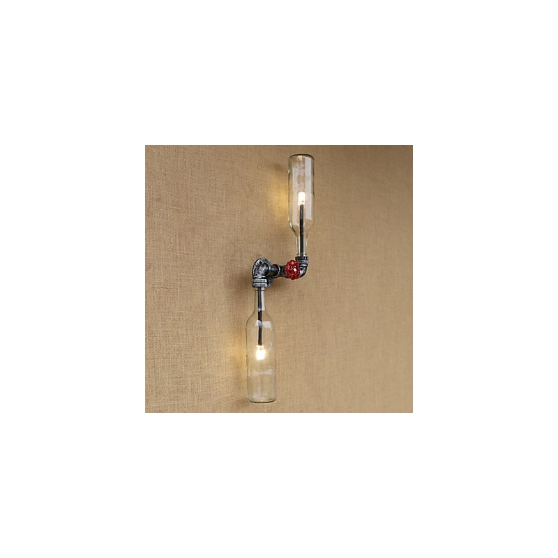 素朴なロッジ真鍮製のアンビエントライト用壁取り付け用燭台壁ライト