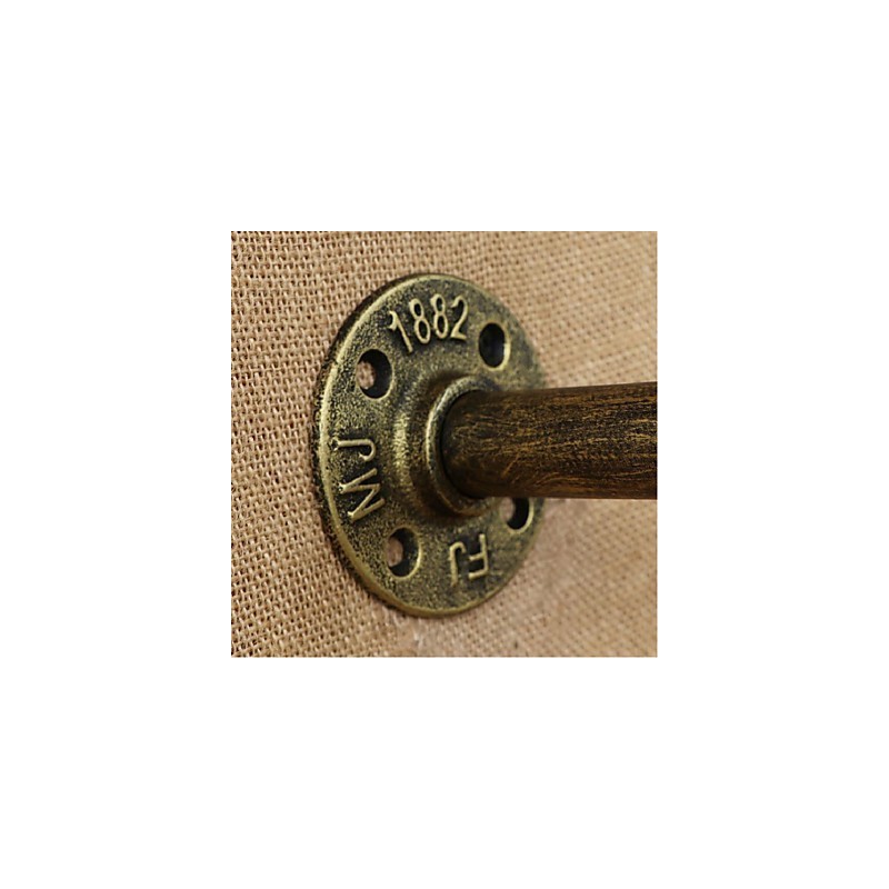 素朴なロッジの絵画の特徴は、アンビエントライトの壁取り付け用燭台の壁ライトです