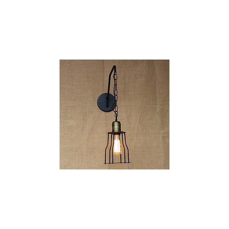 レストラン カフェ チェーン廊下 鉄製ウォールランプ