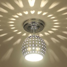 モダンで現代的なミニスタイルの電気メッキメタルフラッシュマウント