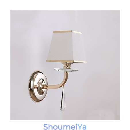 クリスタルアンビエントライトウォールスコンセウォールライト用のモダンで現代的な電気メッキ機能