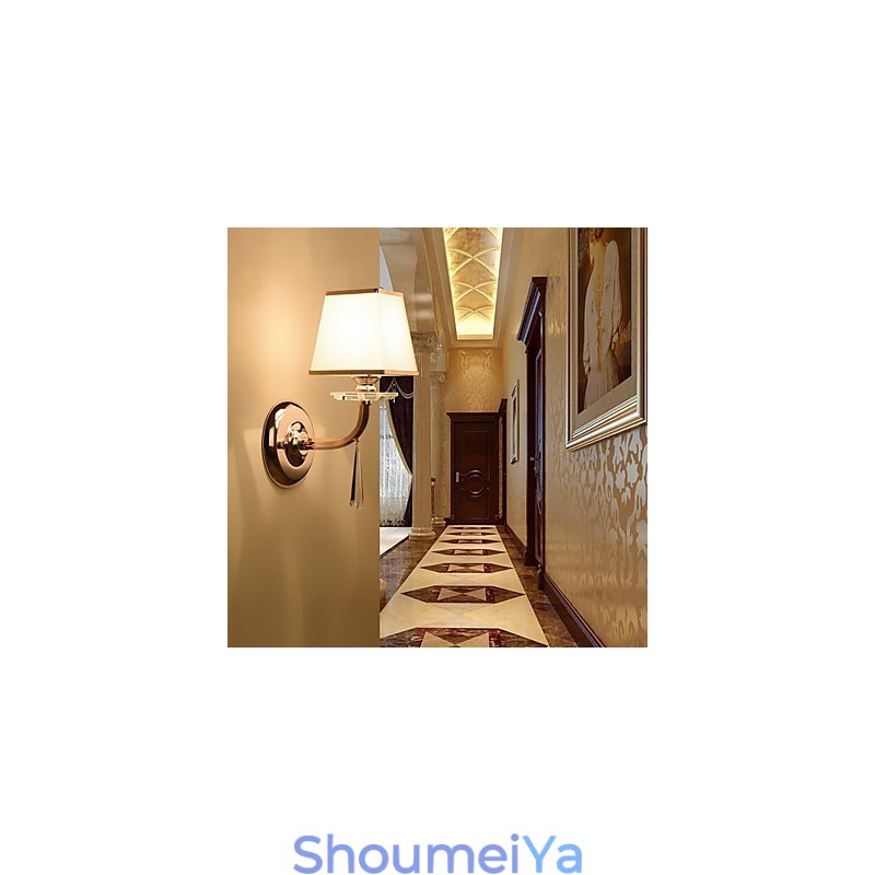 クリスタルアンビエントライトウォールスコンセウォールライト用のモダンで現代的な電気メッキ機能