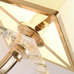 クリスタルアンビエントライトウォールスコンセウォールライト用のモダンで現代的な電気メッキ機能