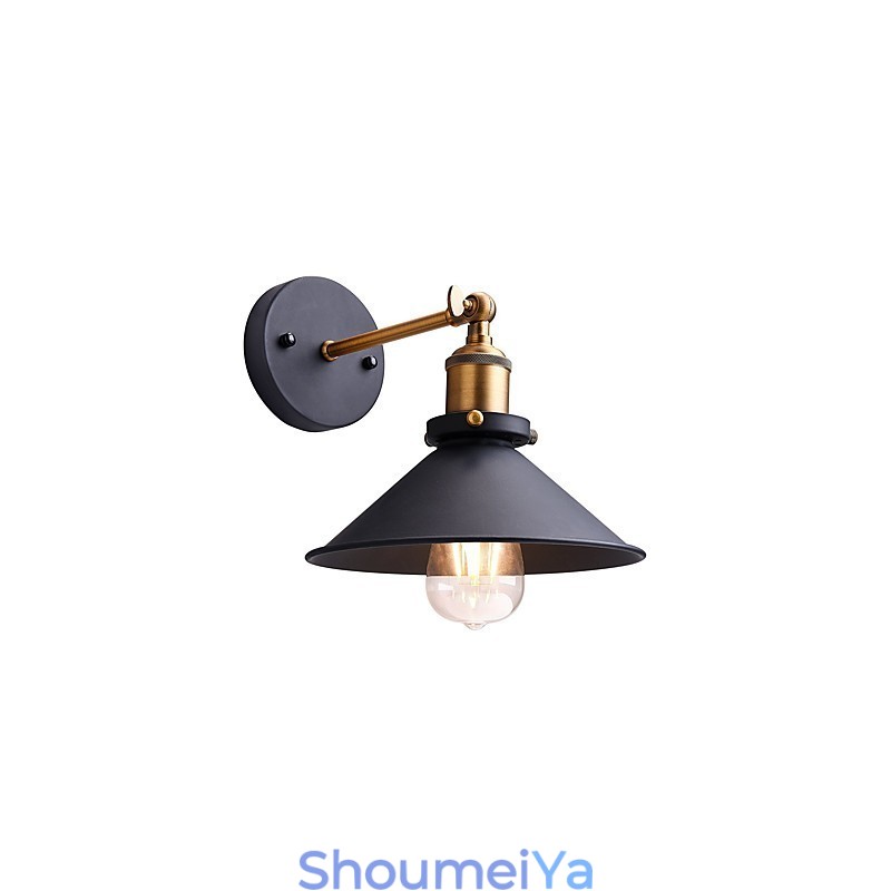 2個の金属製壁取り付け用燭台、工業用壁ライト、ヴィンテージエジソンシンプルランプ、カフェクラブバー照明用