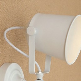 塗装されたスチール製の壁ランプダムブラックアメリカンコーヒーデコレーションレトロ壁ライトライトセーバーランプ