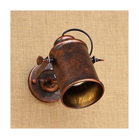 塗装されたスチール製の壁ランプダムブラックアメリカンコーヒーデコレーションレトロ壁ライトライトセーバーランプ