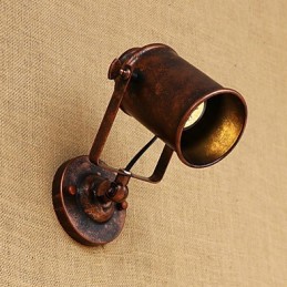 塗装されたスチール製の壁ランプダムブラックアメリカンコーヒーデコレーションレトロ壁ライトライトセーバーランプ