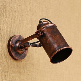 塗装されたスチール製の壁ランプダムブラックアメリカンコーヒーデコレーションレトロ壁ライトライトセーバーランプ