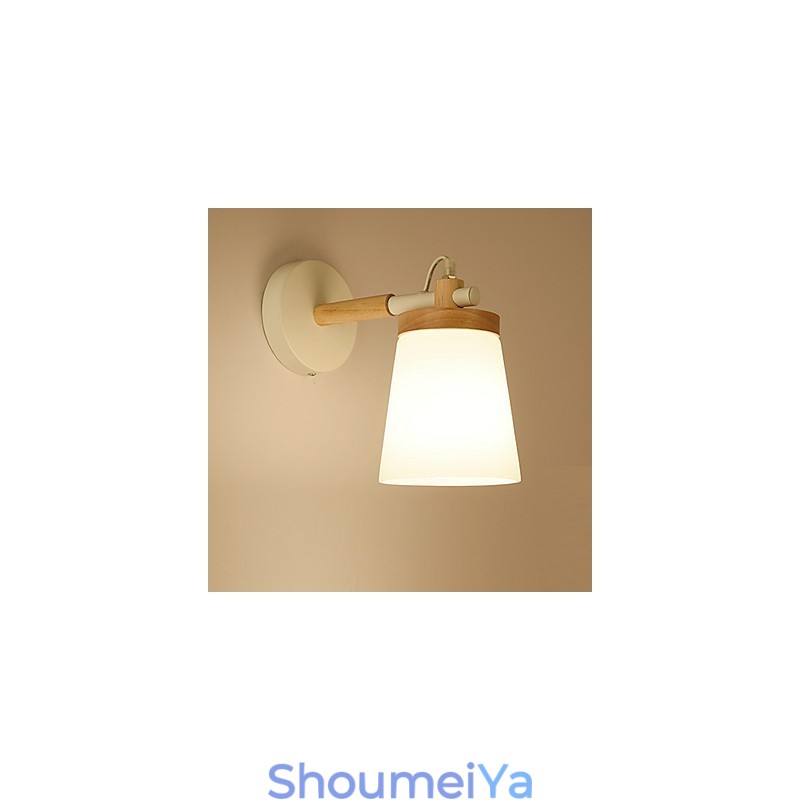 ガラスシェードと金属ベースの壁ランプは、アンビエントライト、壁取り付け用燭台、壁ライトを備えています