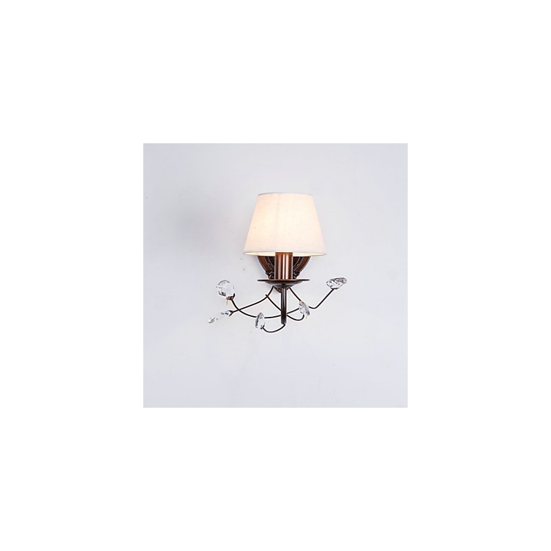 素朴なロッジカントリー電気メッキ機能ミニスタイルアンビエントライト壁取り付け用燭台壁ライト