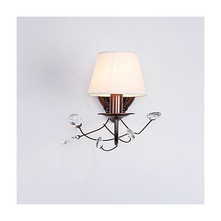 素朴なロッジカントリー電気メッキ機能ミニスタイルアンビエントライト壁取り付け用燭台壁ライト