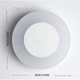 統合されたモダンコンテンポラリーアンビエントライトウォールスコンセウォールライト