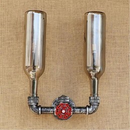 ウォーターボトル ウォールランプ ウォールライト グレー