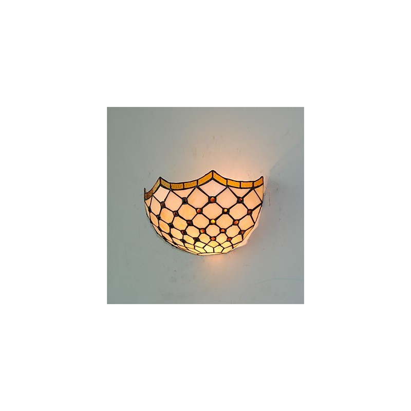 レトロカントリーウォールライト ガラスシェード リビングルーム 寝室 レストラン カフェ バー 壁取り付け用燭台