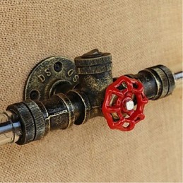 レトロアメリカンビレッジクリエイティブインダストリーウィンドデザイナーウォーターボトルウォールランプウォールライトグレー