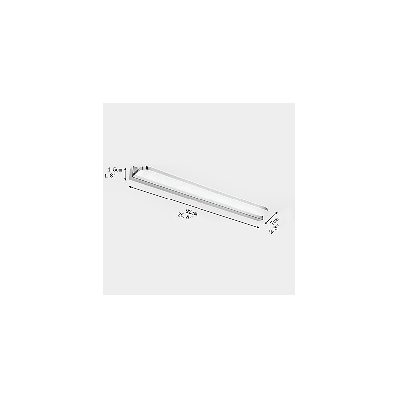 ミニスタイル バスルーム照明 モダン コンテンポラリー メタル