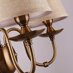 目の保護のための伝統的なクラシックな電気メッキ機能ダウンライト壁取り付け用燭台壁ライト