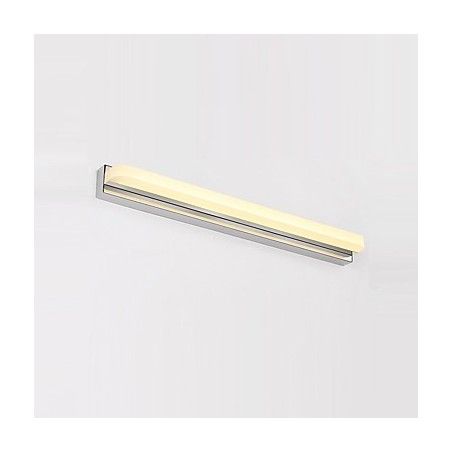 モダンで現代的なクローム機能を備えたアンビエントライトバスルーム照明ウォールライト