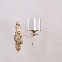 モダンで現代的な電気メッキ機能、目の保護、アンビエントライト、壁取り付け用燭台、壁ライト