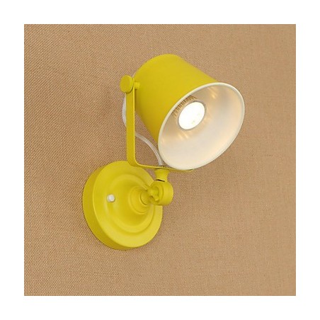 塗装されたスチール製の壁ランプダムブラックアメリカンコーヒーデコレーションレトロ壁ライトライトセーバーランプ壁