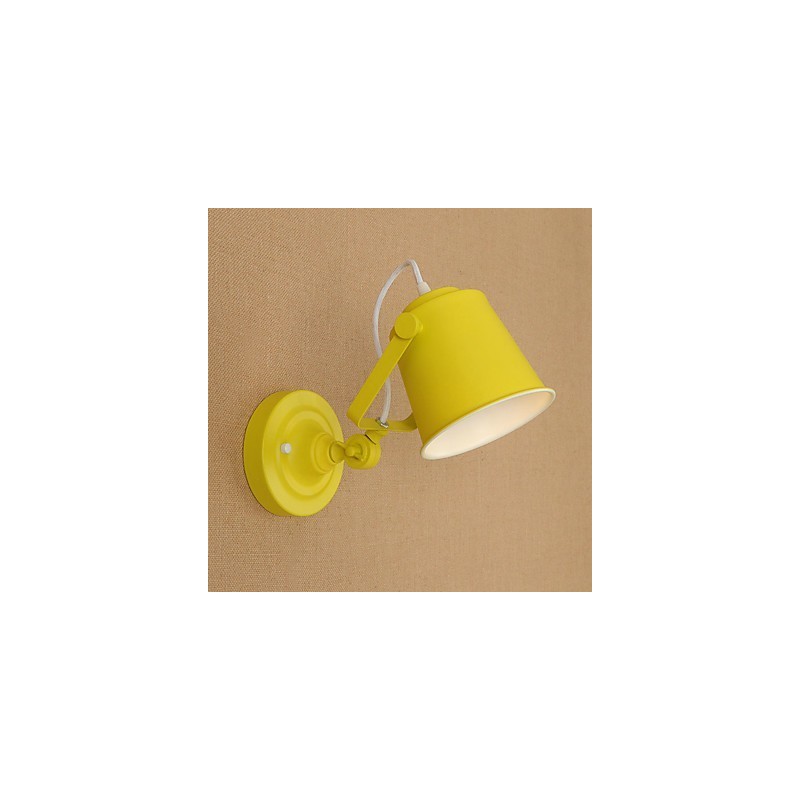 塗装されたスチール製の壁ランプダムブラックアメリカンコーヒーデコレーションレトロ壁ライトライトセーバーランプ壁