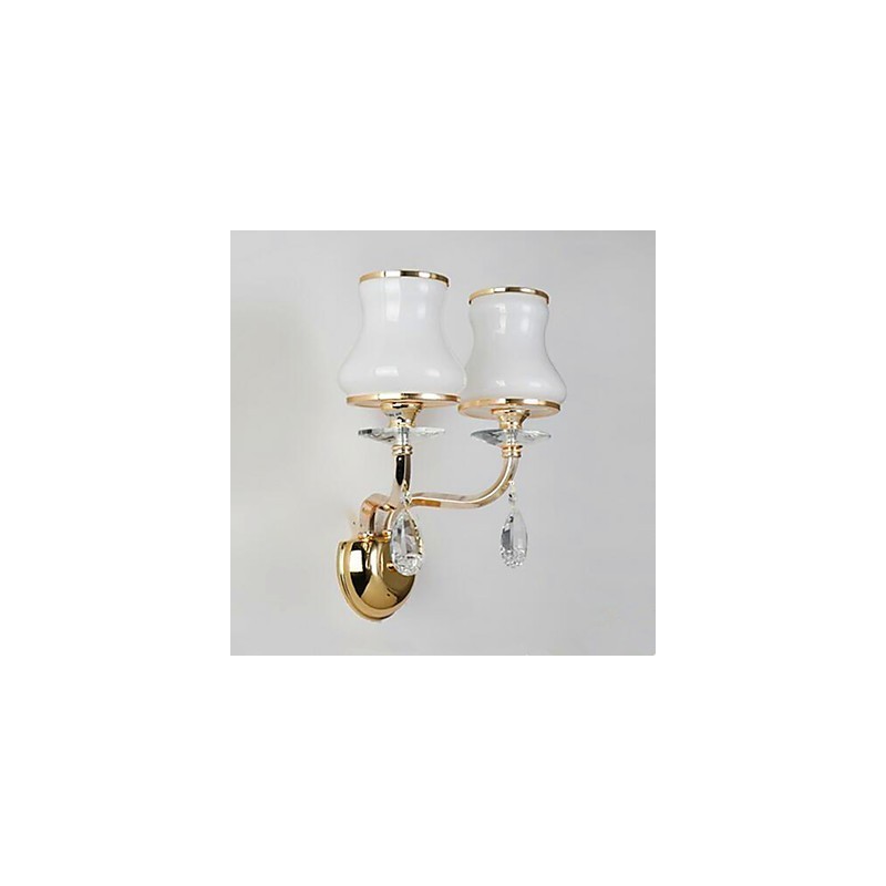 クリスタルミニスタイルのアイプロテクションウォールライト用のモダンで現代的な電気メッキ機能