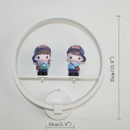 モダンクリエイティブウォールランプ子供部屋の装飾パーソナリティランプ埋め込みウォールランプアルミニウム素材壁廊下ランプとランタン