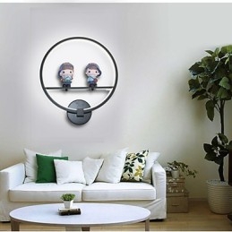 モダンクリエイティブウォールランプ子供部屋の装飾パーソナリティランプ埋め込みウォールランプアルミニウム素材壁廊下ランプとランタン