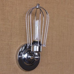 ミニスタイルのアンビエントライトウォールスコンセ用のシンプルなヴィンテージカントリーレトロ電気メッキ機能