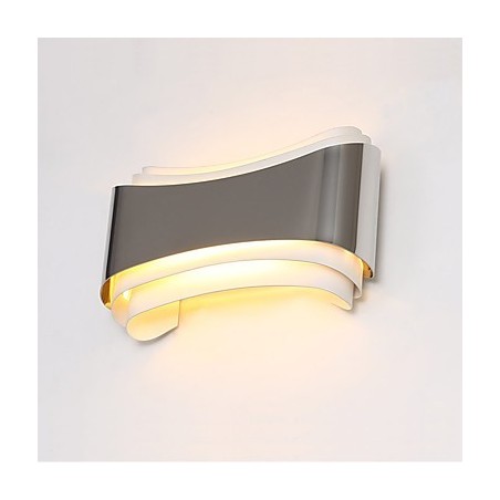 アンビエントライトウォールスコンセウォールライト用の統合されたモダンコンテンポラリークローム機能