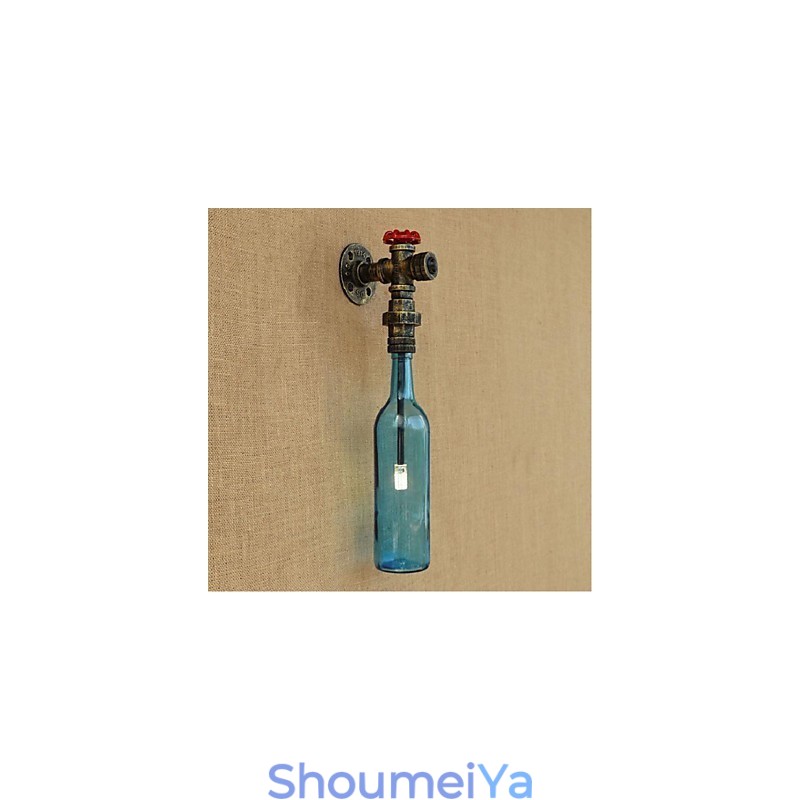 ウォーターパイプボトル付き壁スイッチ壁ライト