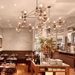 シャンデリア レトロ リビング ルーム 屋外 ガレージ メタル