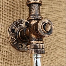 レトロアメリカンビレッジクリエイティブインダストリーウィンドデザイナーウォーターボトルウォールランプウォールライト