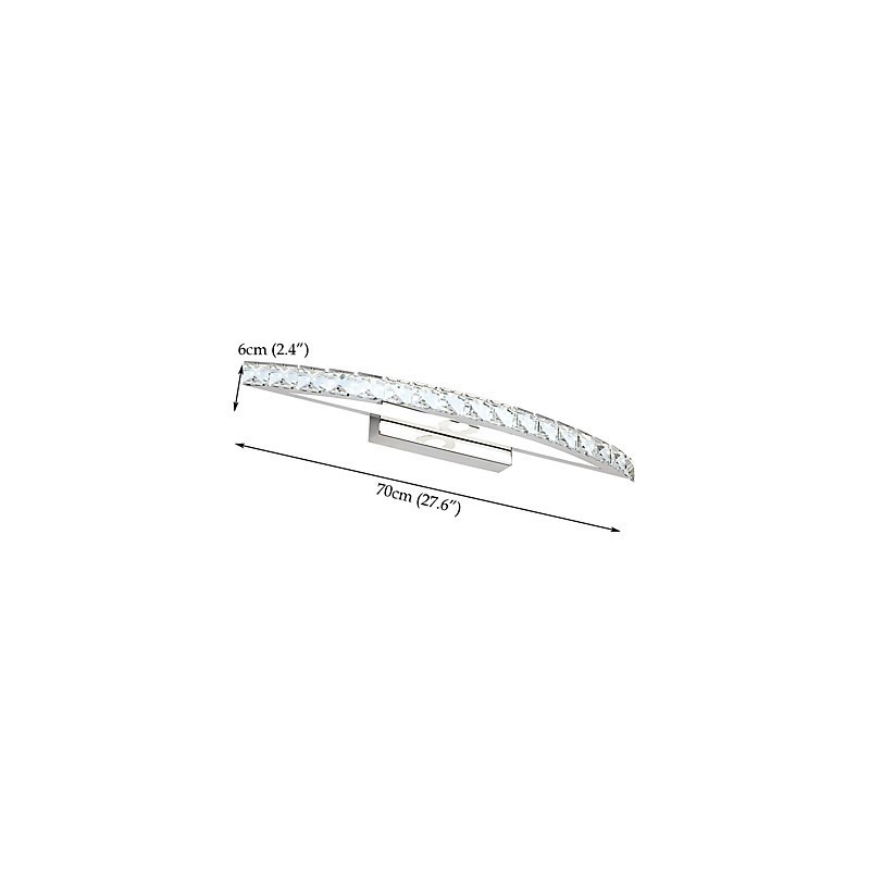 現代的なクリスタルウォールバスルーム照明