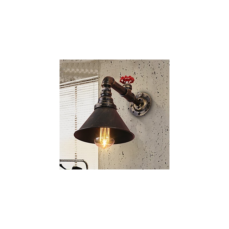 水道管壁ライト レトロ インダストリアル スタイル クリエイティブ カントリー メタル レストラン カフェ バー バー テーブル 壁取り付け用燭台