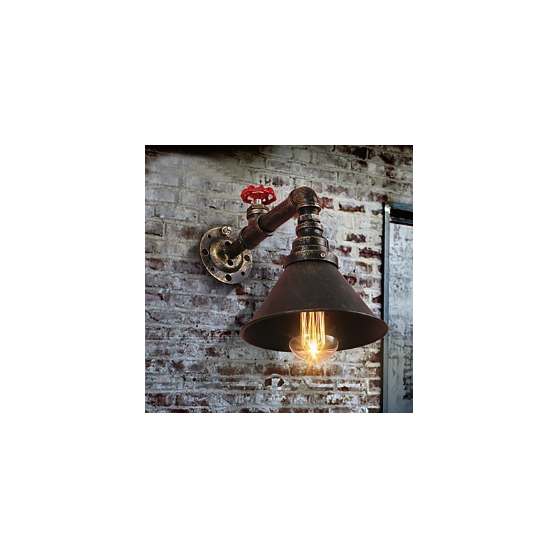 水道管壁ライト レトロ インダストリアル スタイル クリエイティブ カントリー メタル レストラン カフェ バー バー テーブル 壁取り付け用燭台